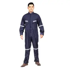 90 GRADOS - Overol Poplin Azul Marino.