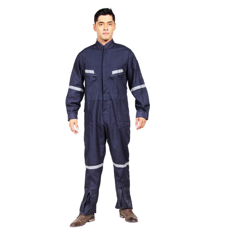 90 GRADOS - Overol Poplin Azul Marino.
