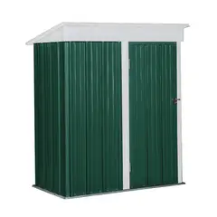 EL BARCO - Bodega Jardín Con Repisas 162x92x180 Boxshed Verde.