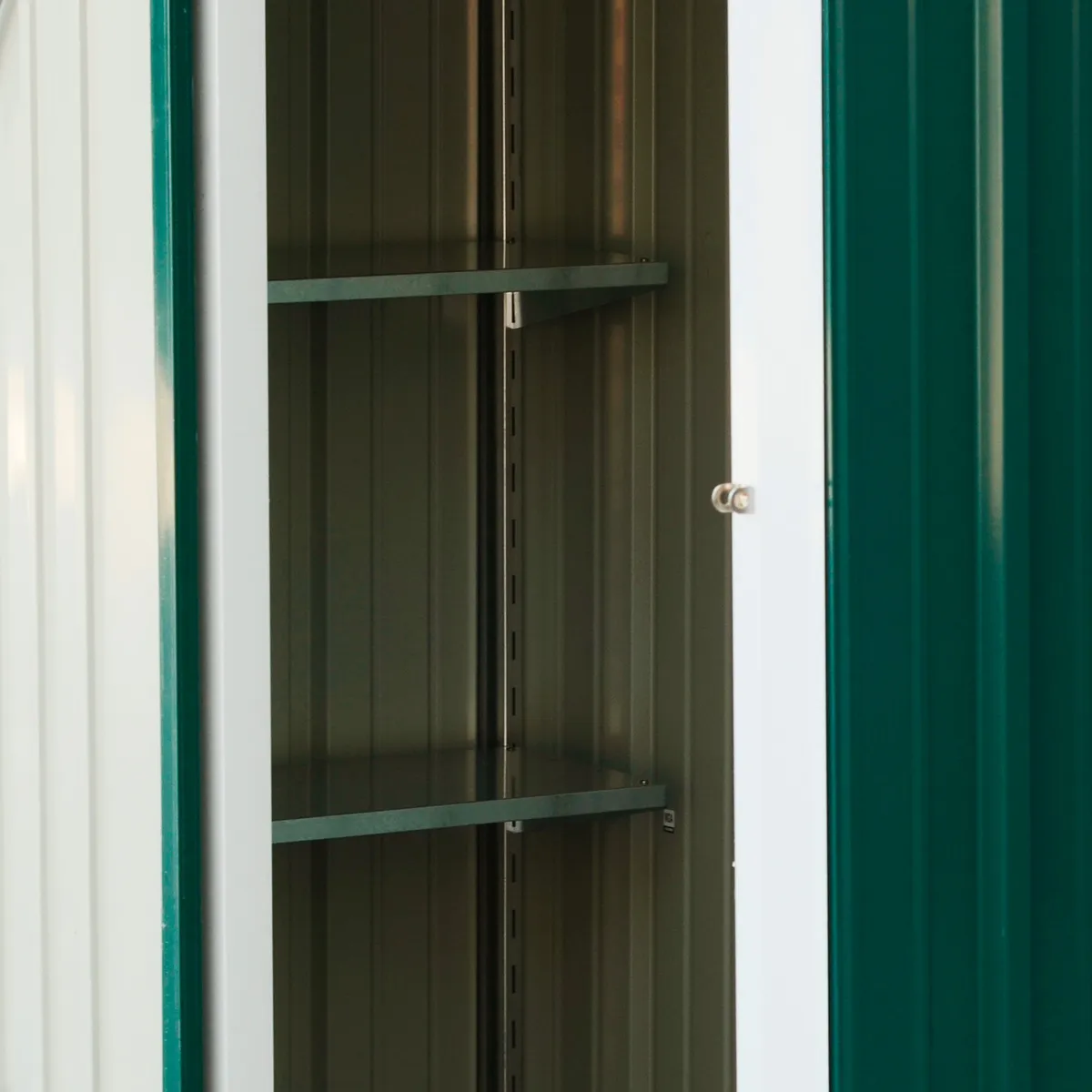 EL BARCO - Bodega Jardín Con Repisas 162x92x180 Boxshed Verde