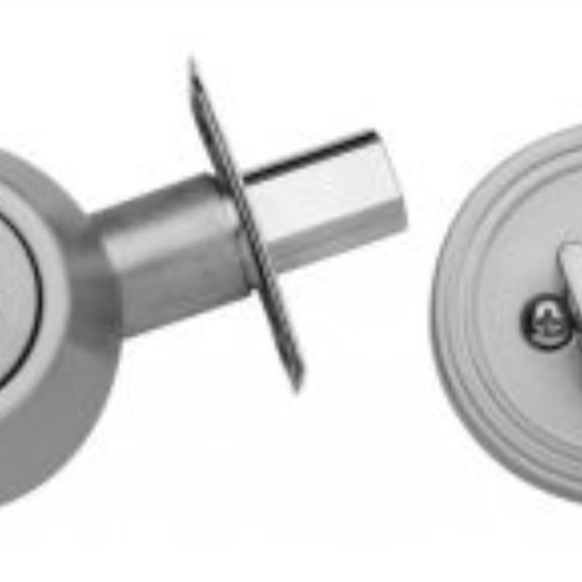 POLI - Cerrojo Auxiliar Poli Simple Acero Inoxidable