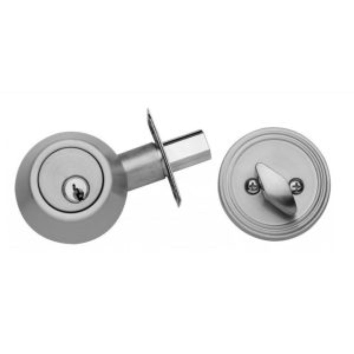 POLI - Cerrojo Auxiliar Poli Simple Acero Inoxidable