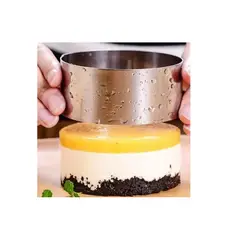 GENERICO - 3 Moldes Timbal Redondo Cuadrado Causa Mousse Tortas Cocina