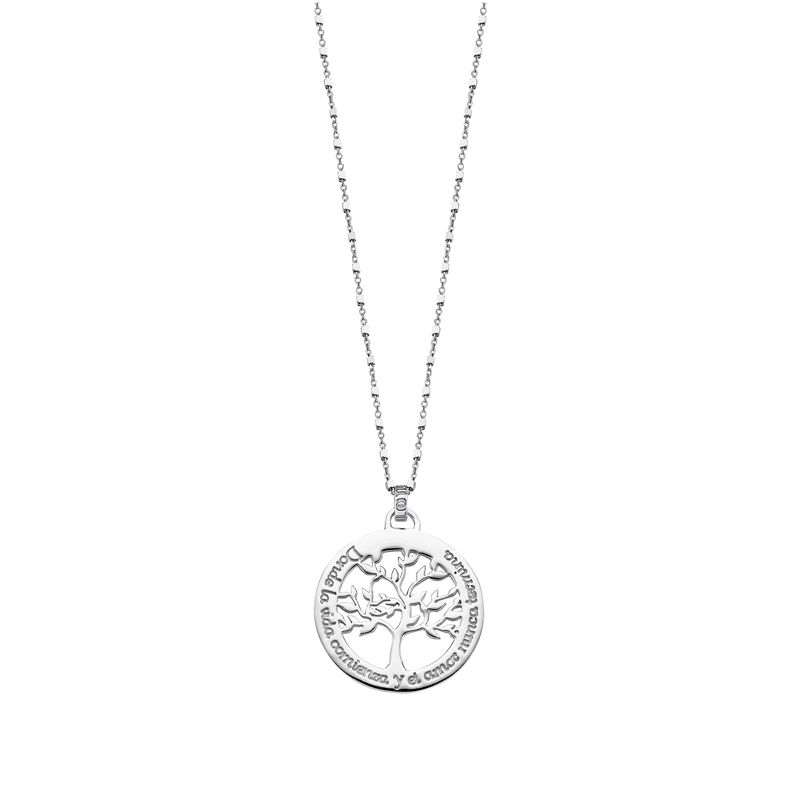 LOTUS SILVER - Collar LP1641-1/1 Lotus Silver Mujer Mystic