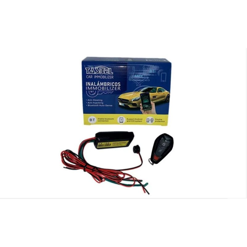 GENERICO - Inmovilizador Bluetooth Antiportonazo Auto Moto Antirrobo