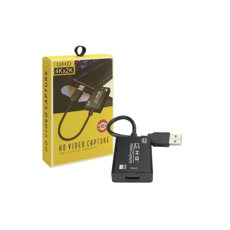 GENERICO - Tarjeta Capturador De Video 1080p Full Hdmi A Usb 3.0