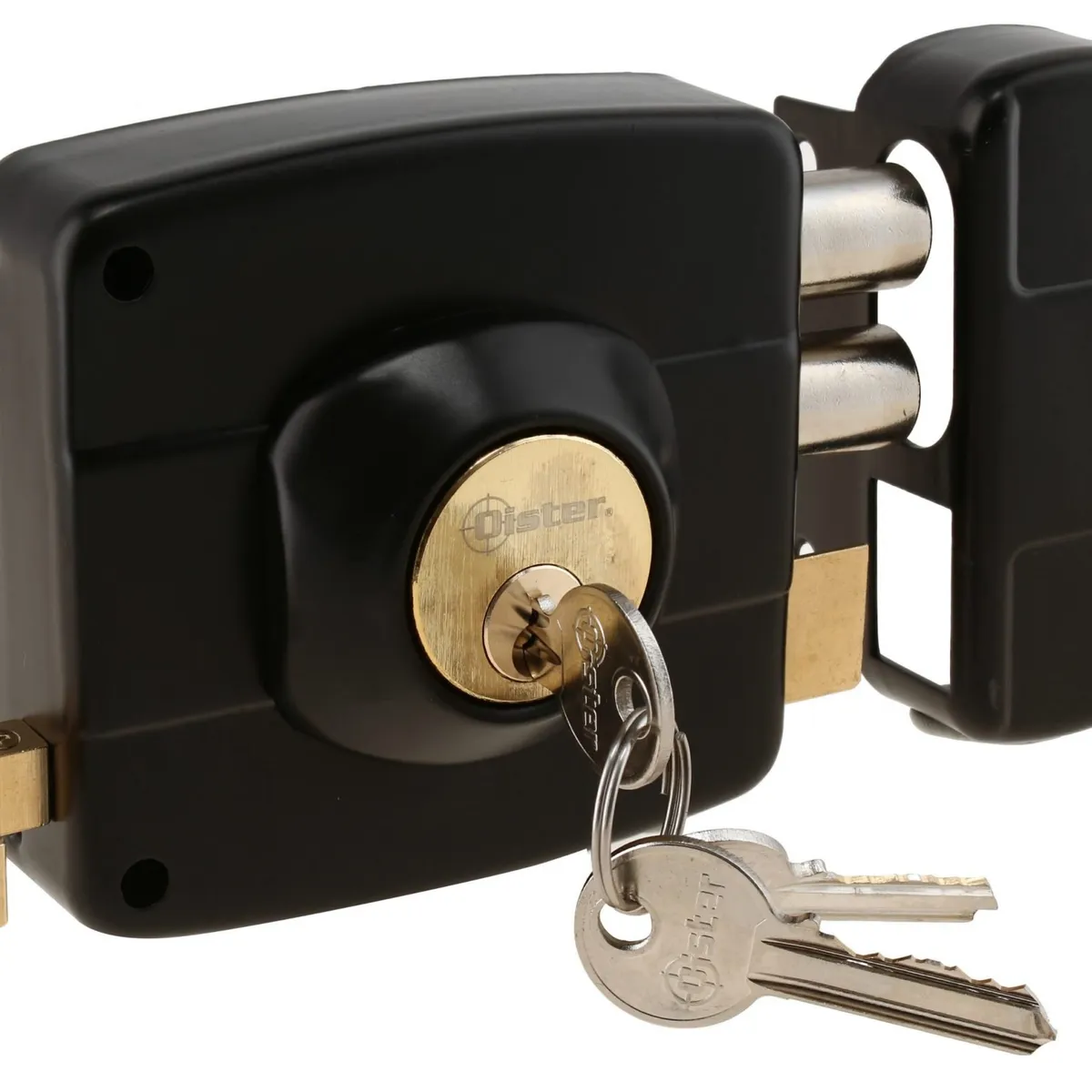 OISTER - Cerradura Sobreponer Oister 111 Caja Metálica - Negro