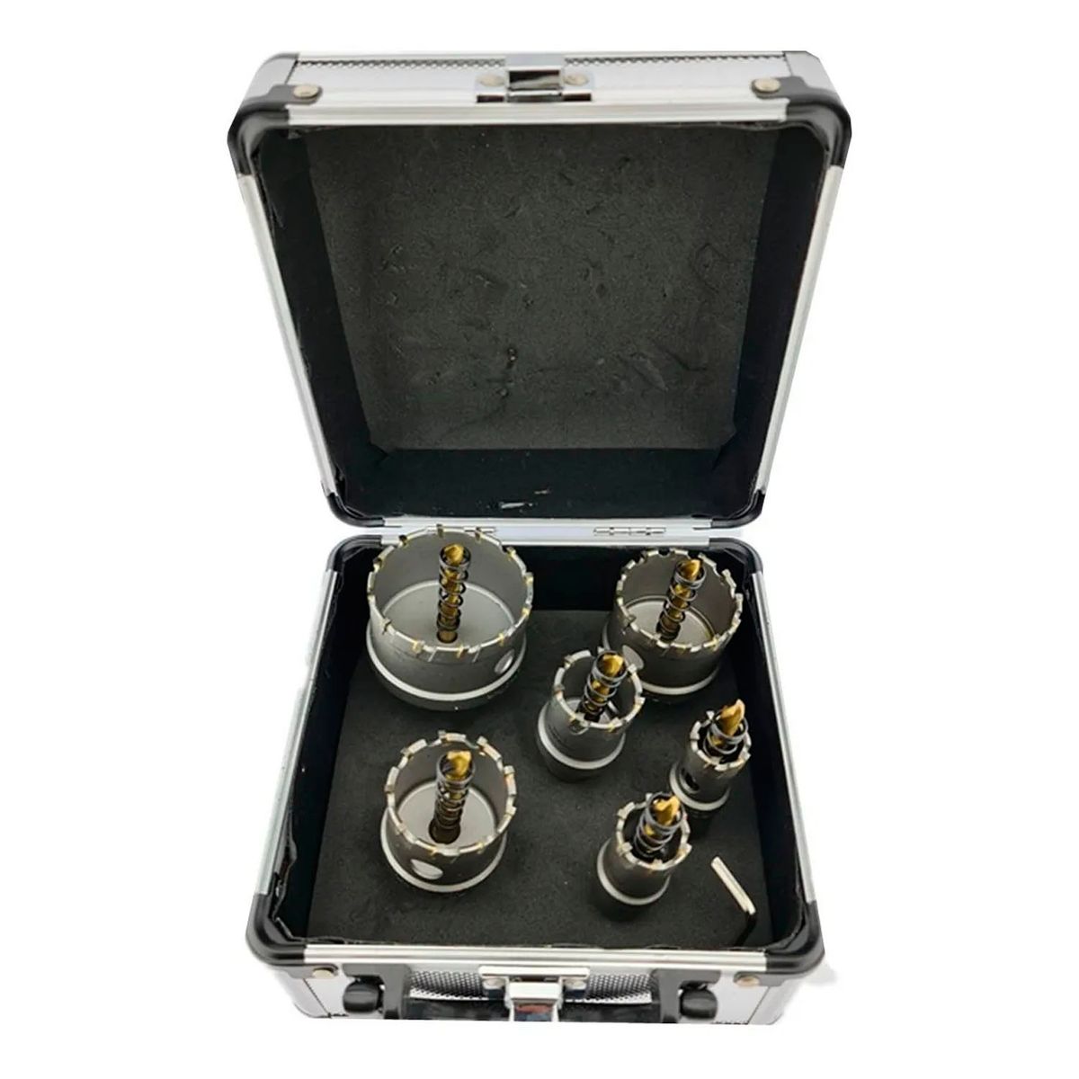 GENERICO - Juego De Brocas Tct Punta De Carburo Para Metal 7 Piezas Tmk