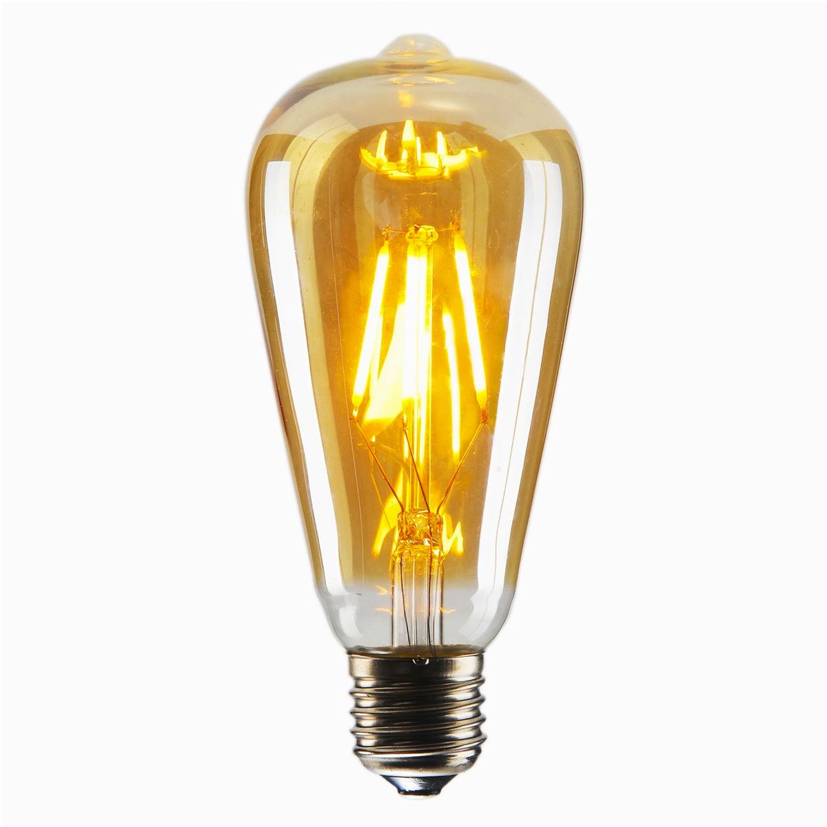 HB LEDS - Ampolleta E-27 LED Edison Filamento 6W  - Cálida