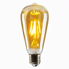 HB LEDS - Ampolleta E-27 LED Edison Filamento 6W - Cálida