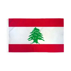 GENERICO - Bandera del Líbano de 150cm x 90cm