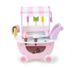 PELLITOS - CARRITO DE HELADOS DE MADERA DIDACTICO