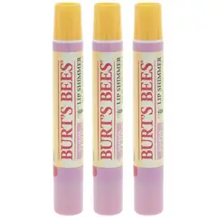 BURTS BEES - Lip shimmer-guayaba-paquete de 3-burts bees-0.09oz.