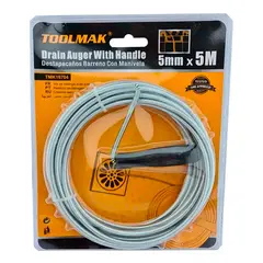 GENERICO - Llave Ganzua Laucha Destapador De Cañeria 5m 5mm Toolmak