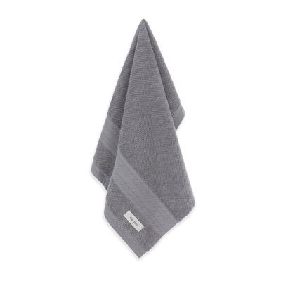 Imagen 2 del producto Toalla de mano 100% algodón 380gr 48x70cm Gris