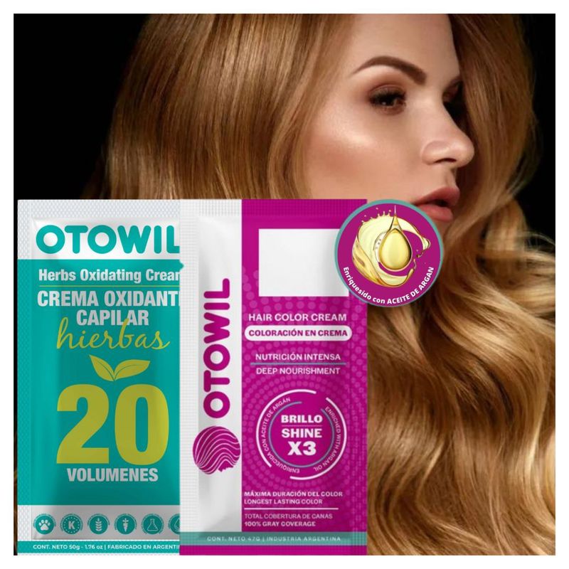 OTOWIL - TINTURA DE CABELLO PERMANENTE CON ACEITE DE ARGAN