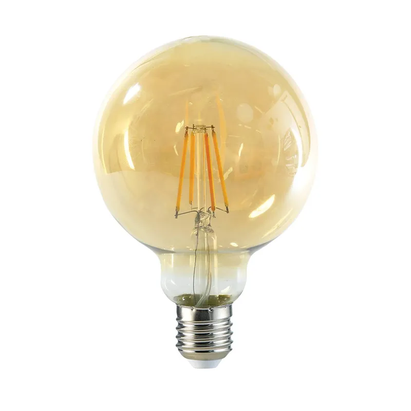 MEGABRIGHT - Ampolleta Vintage Globo 8W G95 Filamento  - Cálida