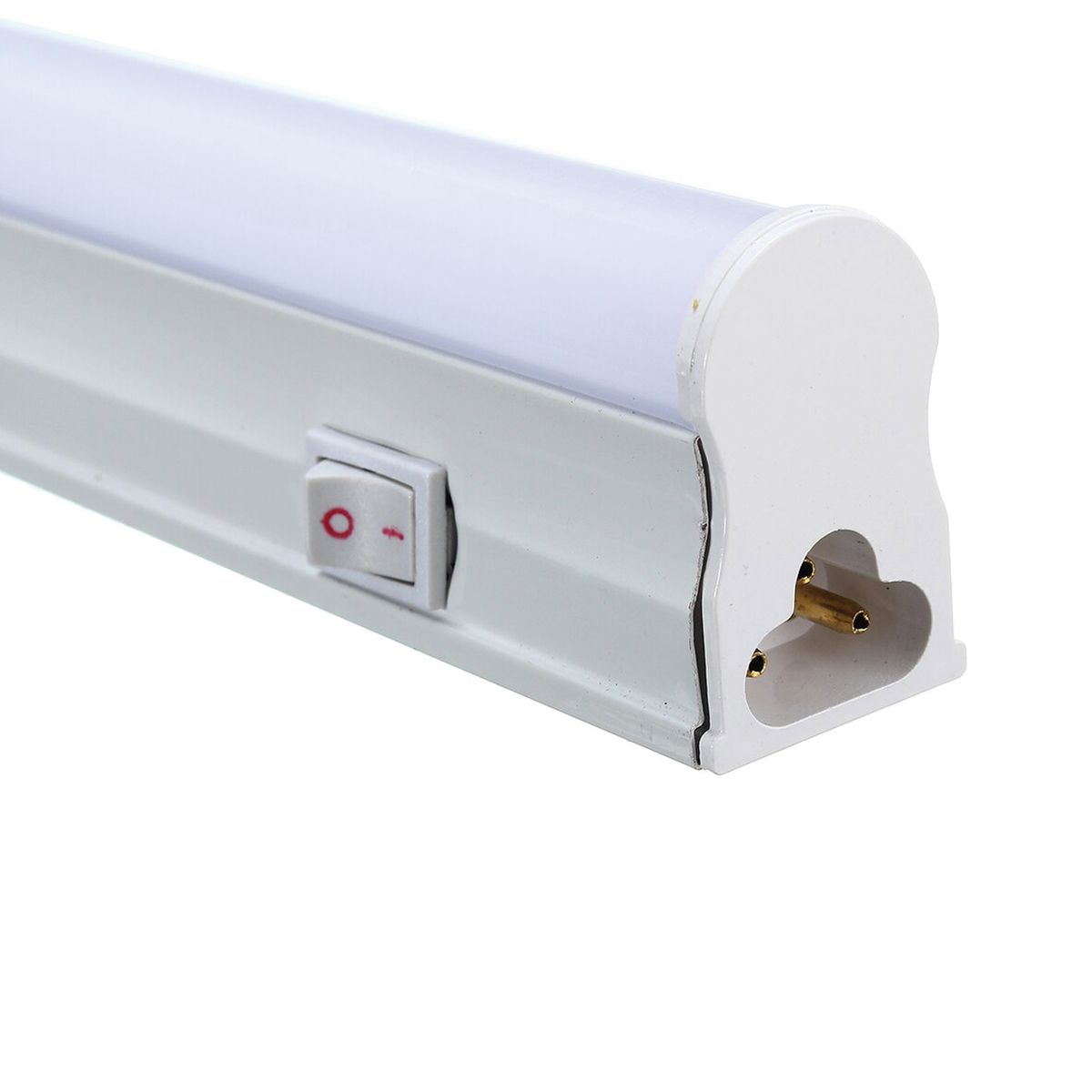 HB LEDS - Tubo LED T5 Con Base Empavonado On/Off 9W 60cm  - Frío