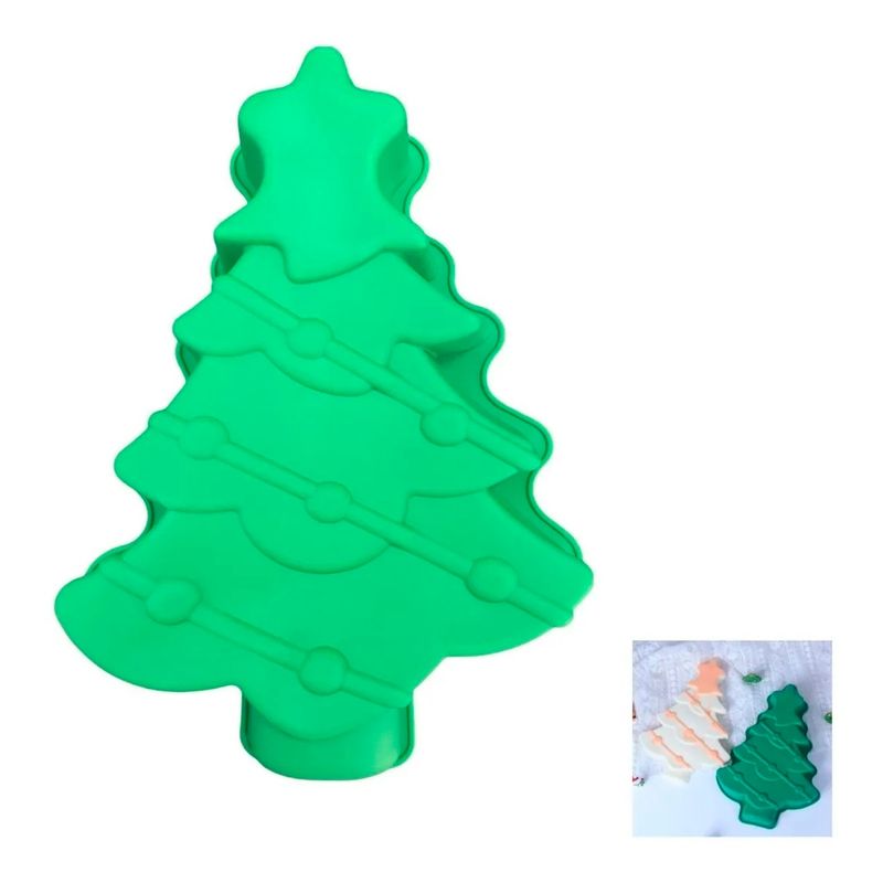 GENERICO - Molde Silicona Molde Navidad Moldes Navidad Arbol Navidad Pino Grande