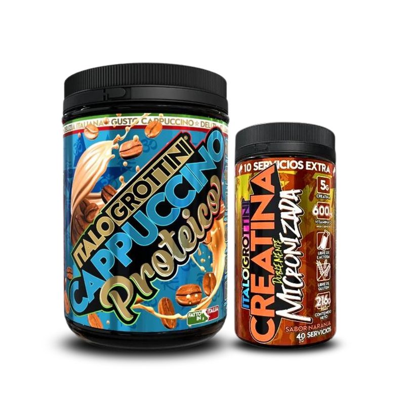 ITALO GROTTINI - Cappuccino Proteico + Creatina 40 Sv Naranja