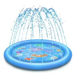 GENERICO - Piscina niños tipo fuente colo azul 170 cm