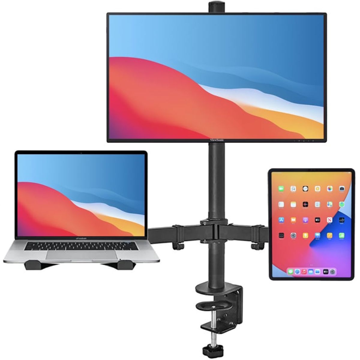 NEWO - Soporte Monitor Notebook y tablet o celular escritorio B52