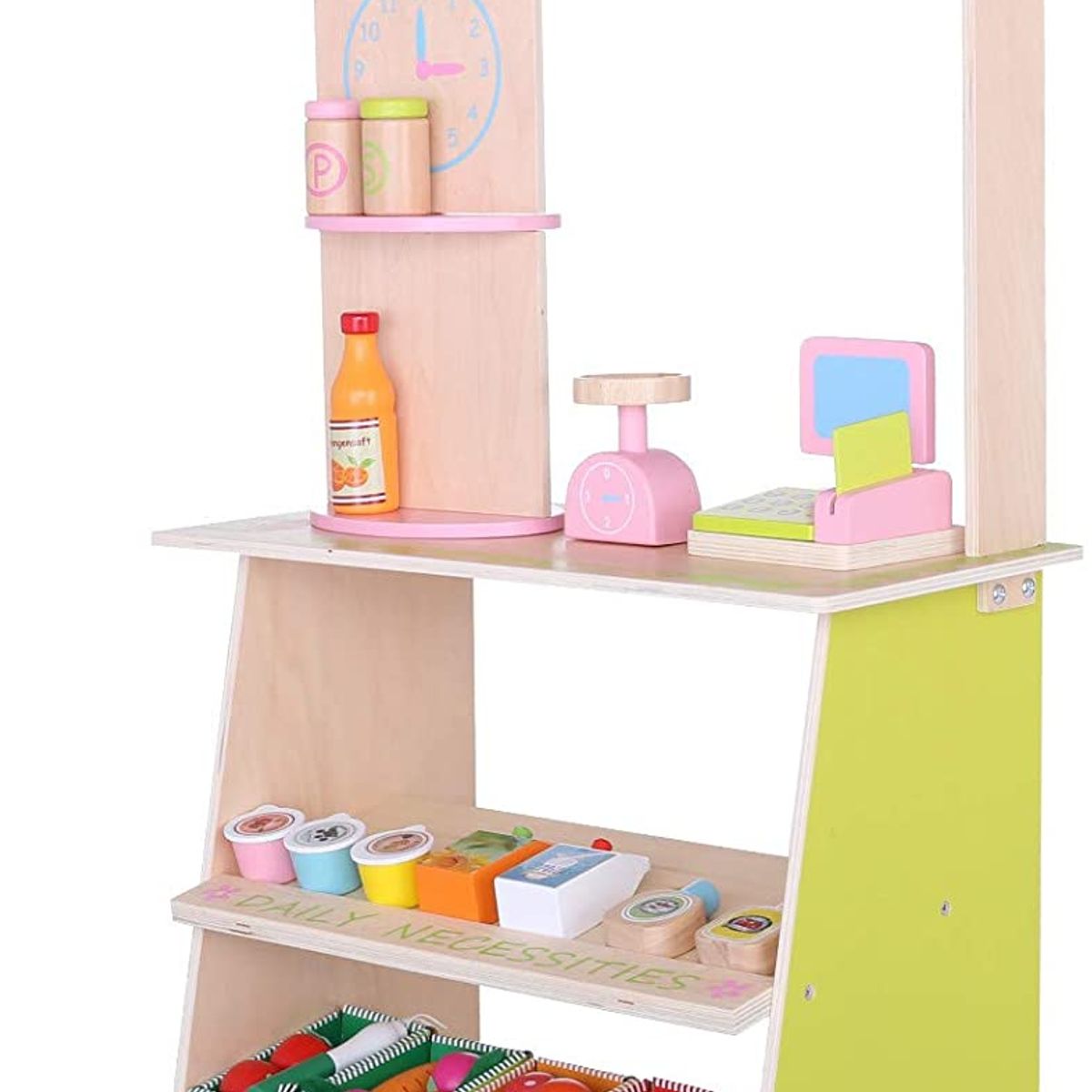 PELLITOS - TIENDITA DIDACTICA DE MADERA FRUTAS Y VERDURAS