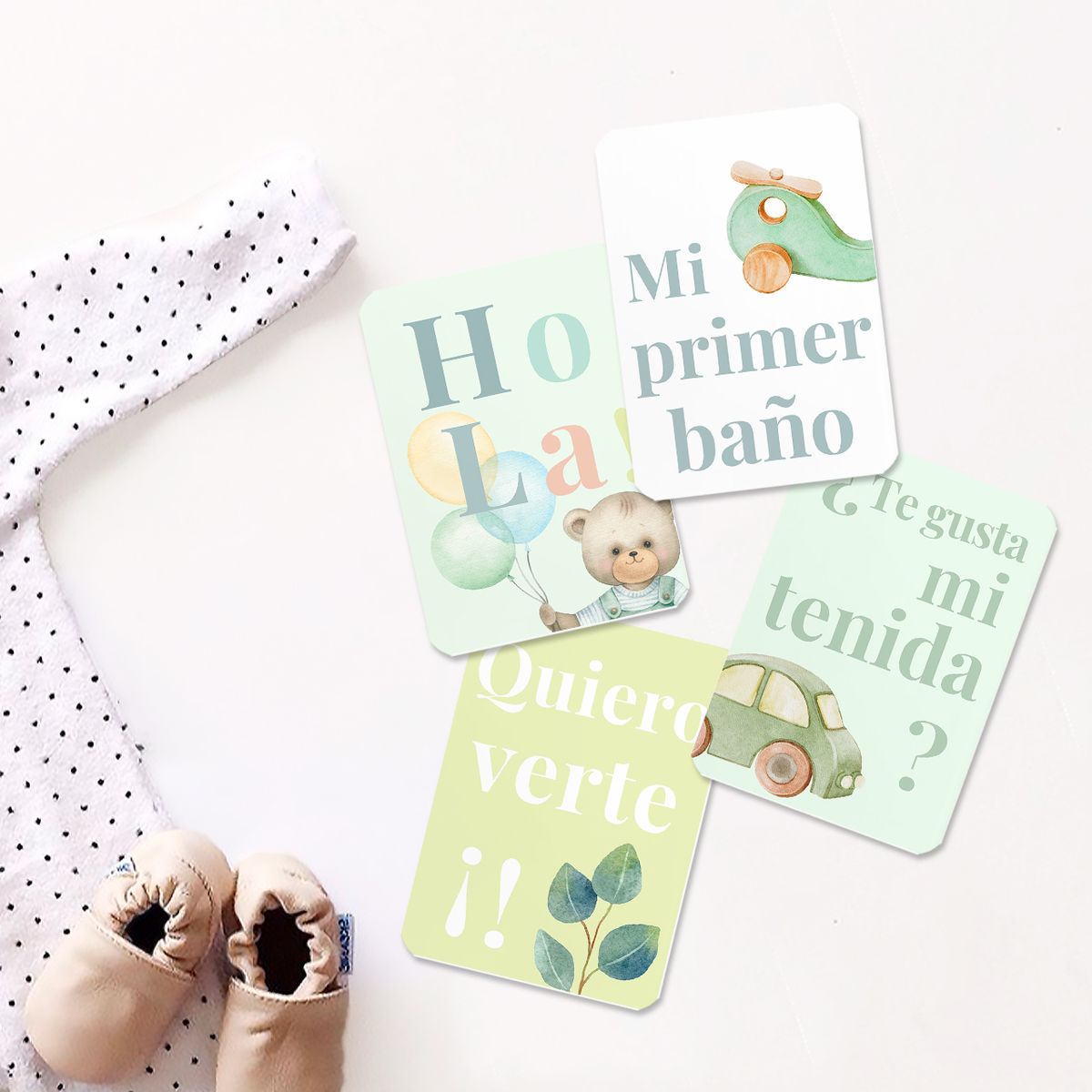 DECORACION PAJARITO - Tarjetas regalo babyshower meses bebé