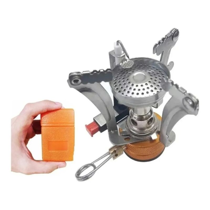 GENERICO - Mini Cocinilla Camping Portatil Llavero A Gas Outdoor/j12