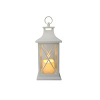 Fanal Plastico Con Vela Led Fn6005 Blc