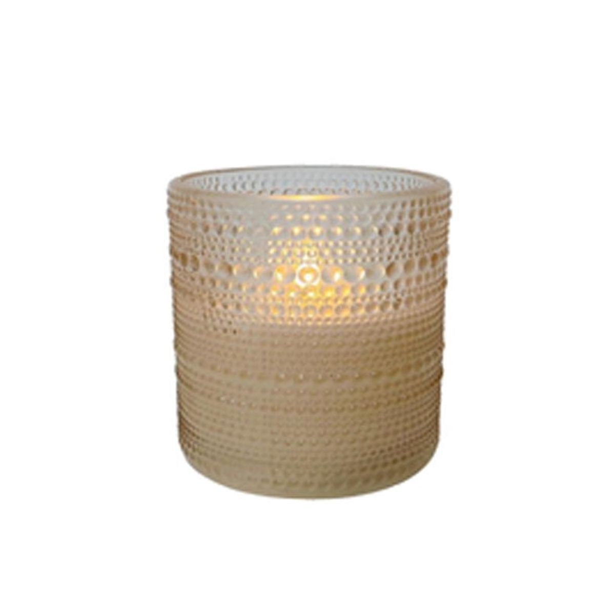 VGO - Fanal Recipiente Con Vela Led Fn2028 Unc Vgo