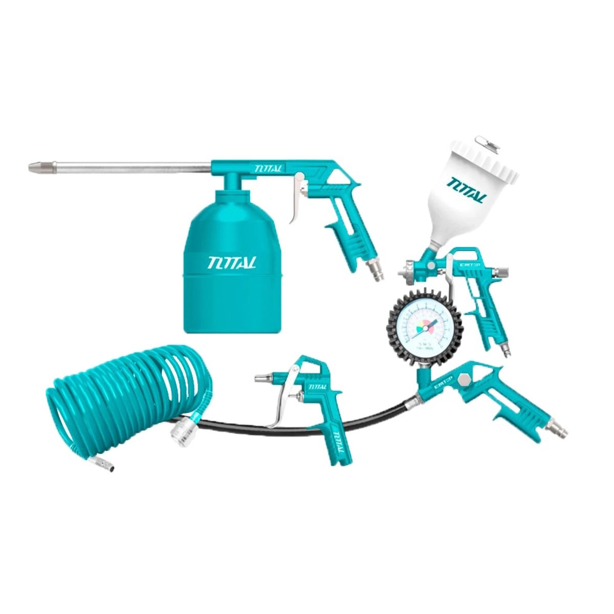 TOTAL TOOLS - Set de Herramientas Neumáticas Super 5pzas TOTAL