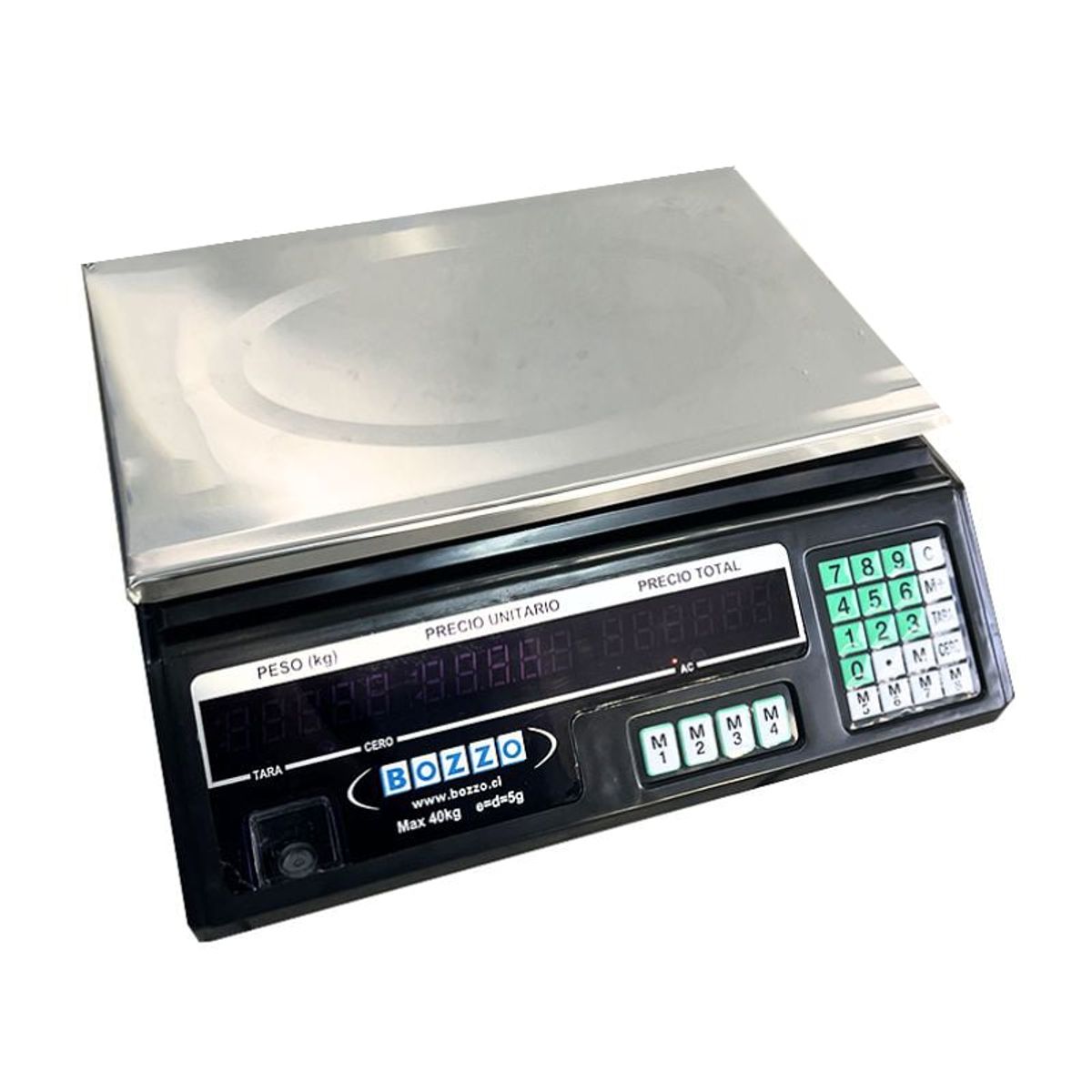 BOZZO - Balanza digital eco 40 kg