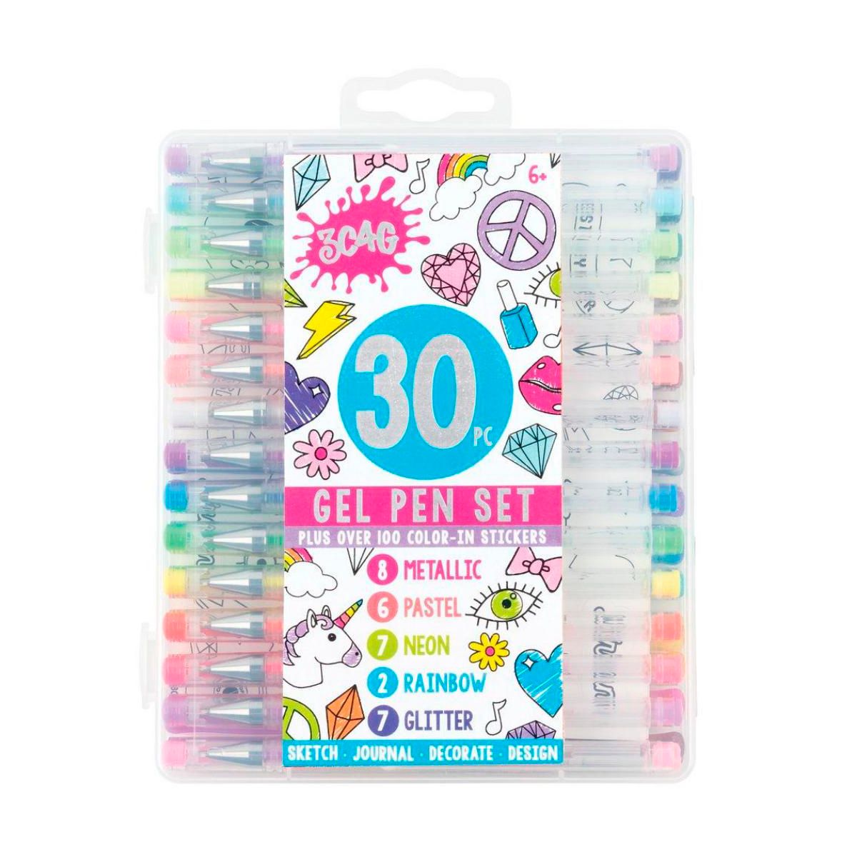 MAKE IT REAL - Lápices Gel Make It Real Set 30 Colores