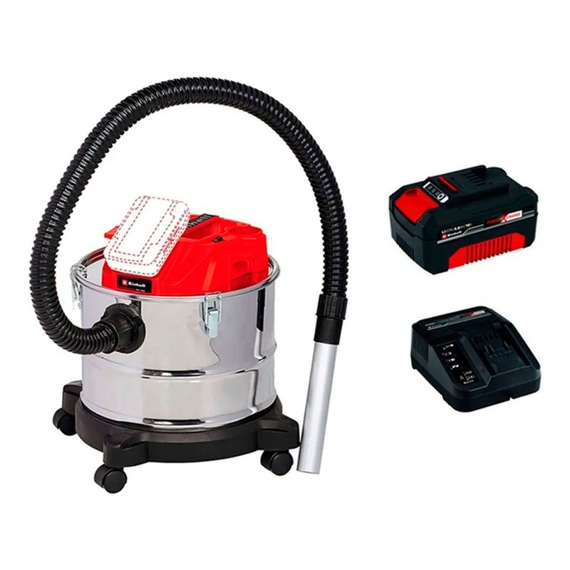 EINHELL - Aspiradora Inalámbrica 18v De Ceniza Bat Cargador Einhell