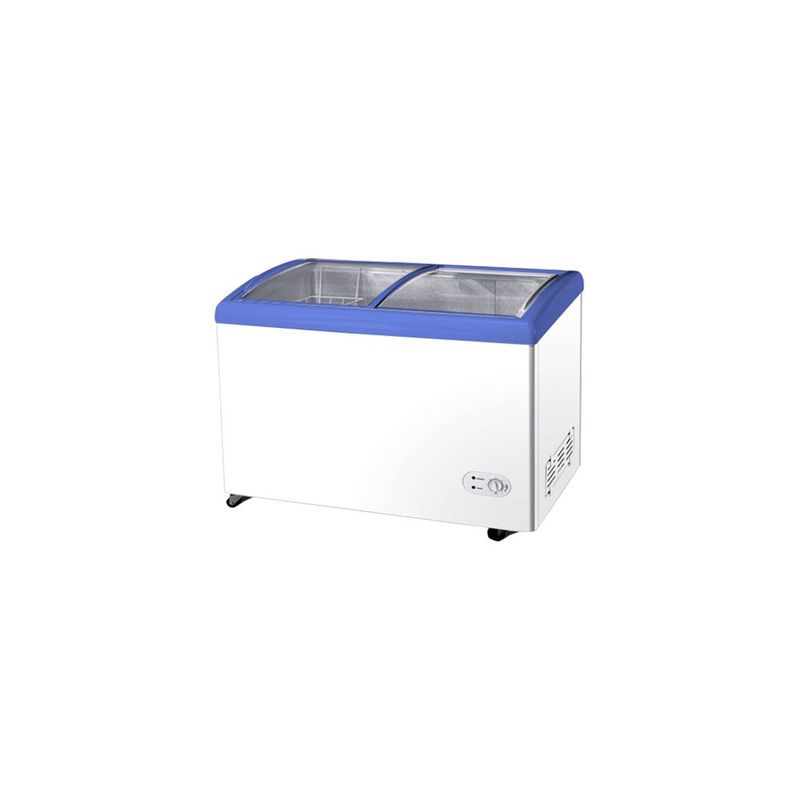 BOZZO - Congelador vidrio curvo SCD-250 lts 4 canastos BOZZO