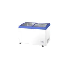 BOZZO - Congelador vidrio curvo SCD-250 lts 4 canastos