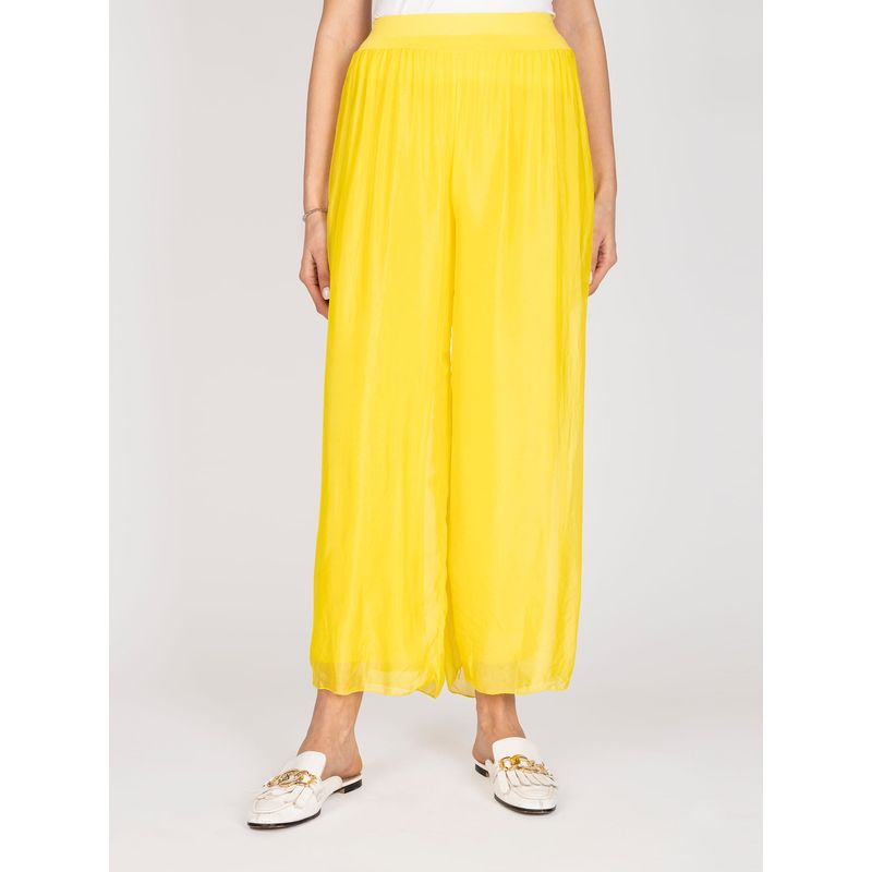 LINEATRE - Pantalon Palazzo Limon Lineatre