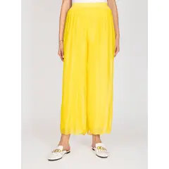 LINEATRE - Pantalon Palazzo Limon
