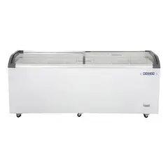 BOZZO - Congeladora Isla vidrio curvo sd-720 litros 2 metros