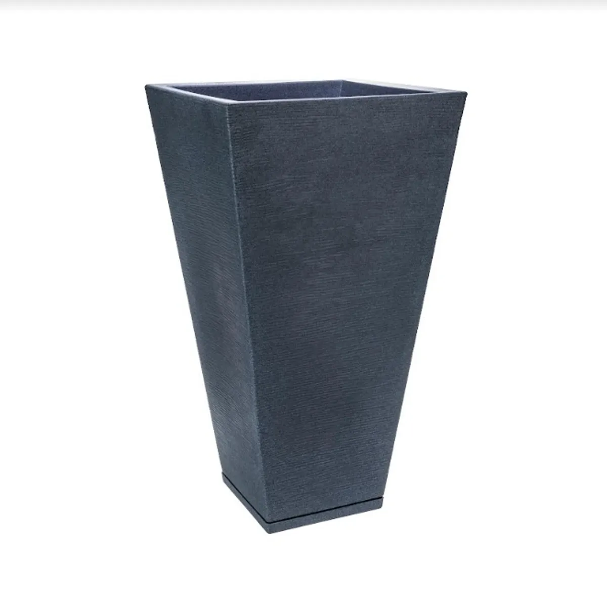 FLORIDIS - MACETERO FLORIDIS GRAFITO ZURIQUE 74CM ALTO CON PLATO