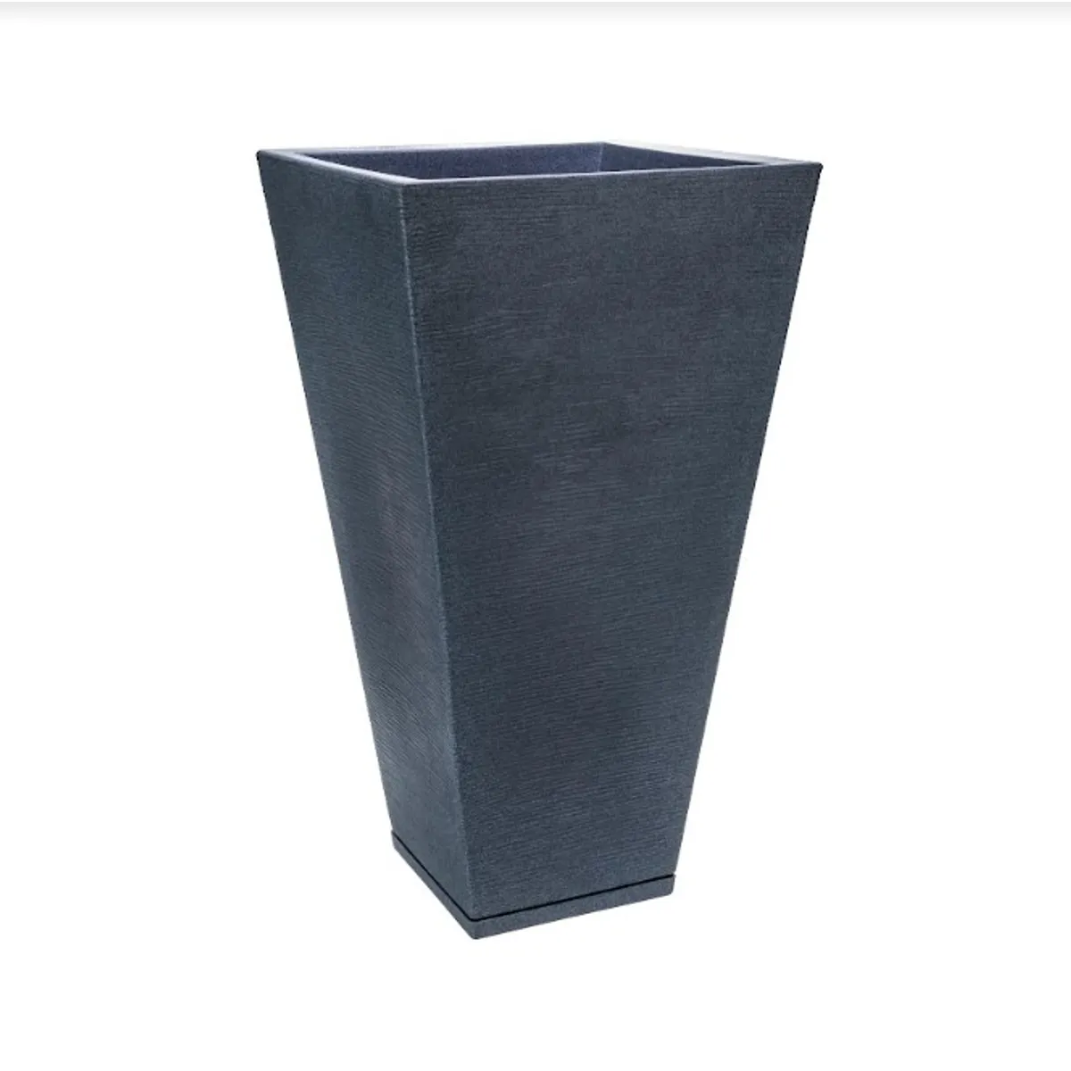 FLORIDIS - MACETERO FLORIDIS GRAFITO ZURIQUE 74CM ALTO CON PLATO