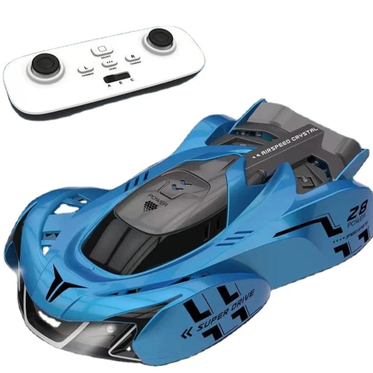 GENERICO - Auto 360 Antigravitacional Funciona En Paredes Y Piso-azul