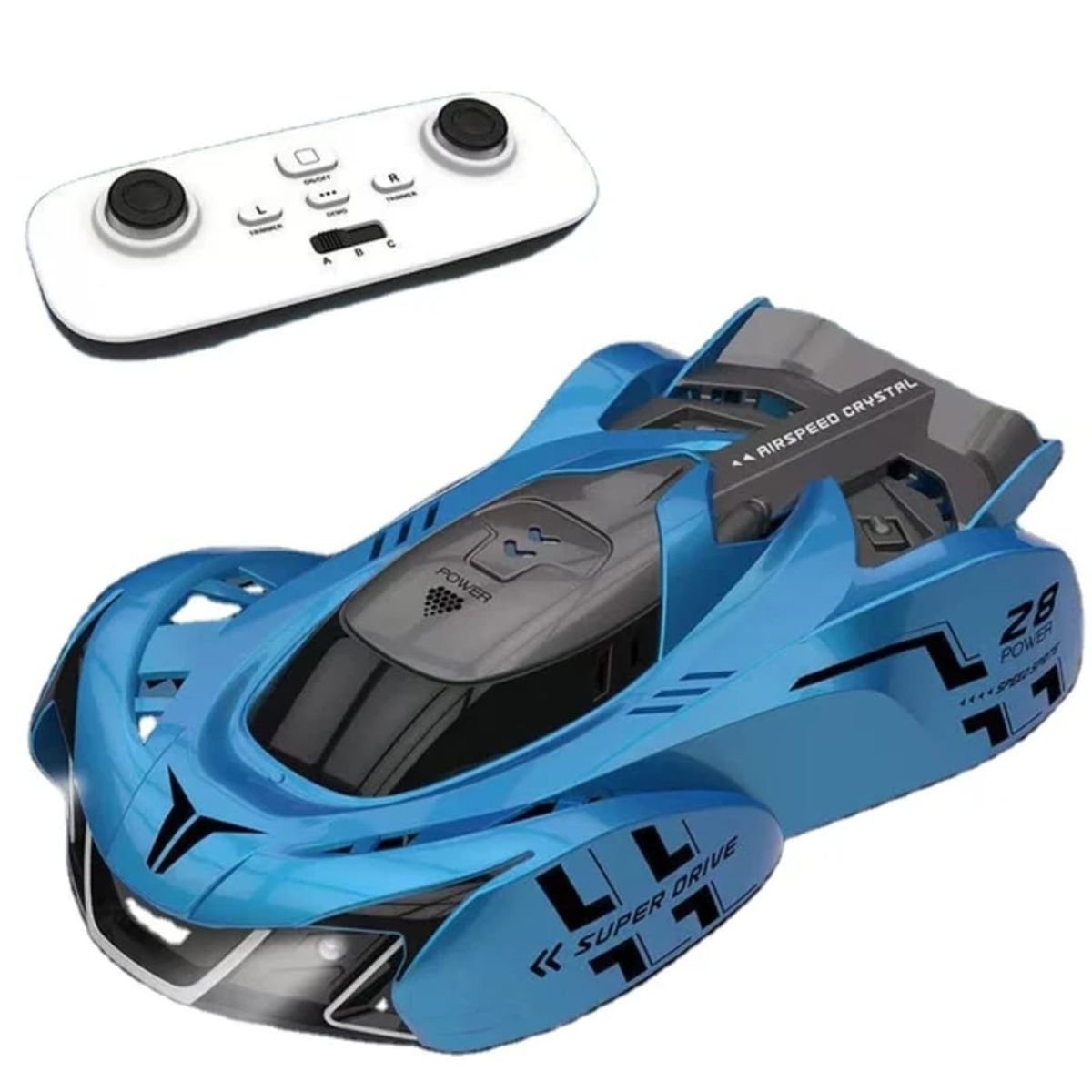 GENERICO - Auto 360 Antigravitacional Funciona En Paredes Y Piso-azul