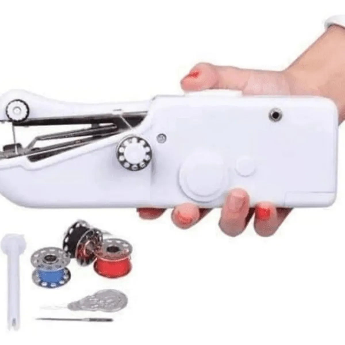 GENERICO - Mini Máquina De Coser Eléctrica De Mano Handy Stitch