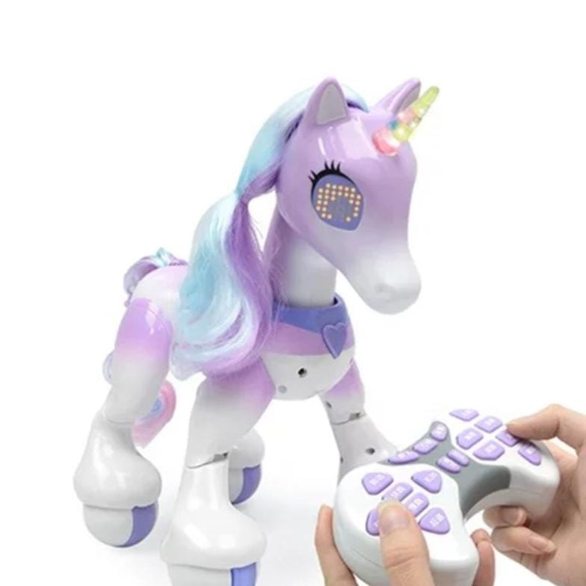 GENERICO - Unicornio Pony Robot Control Remoto Inteligente Musica Luces