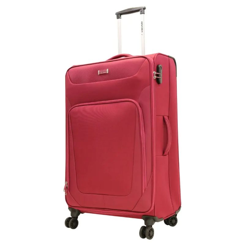 HEAD - Maleta Blanda Madrid L 8 Ruedas Roja Head
