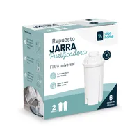 Filtro Jarra Purificadora Carbón 2 Unidades - AGUA SIN CLORO