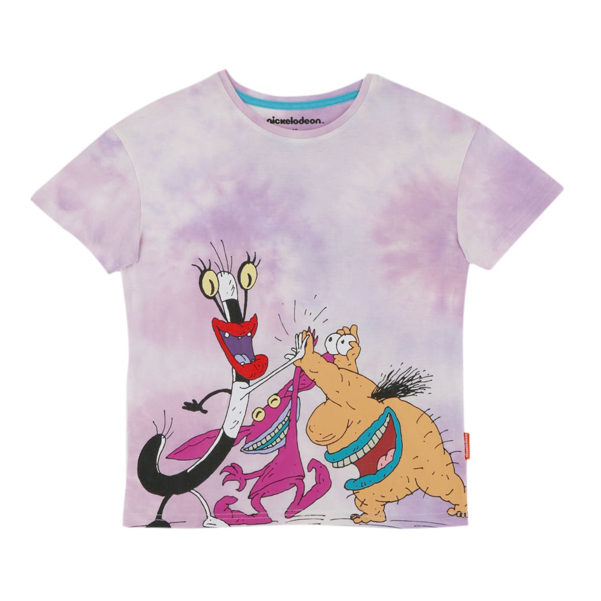NICKELODEON - Polera Infantil Real Monsters Tie Dye