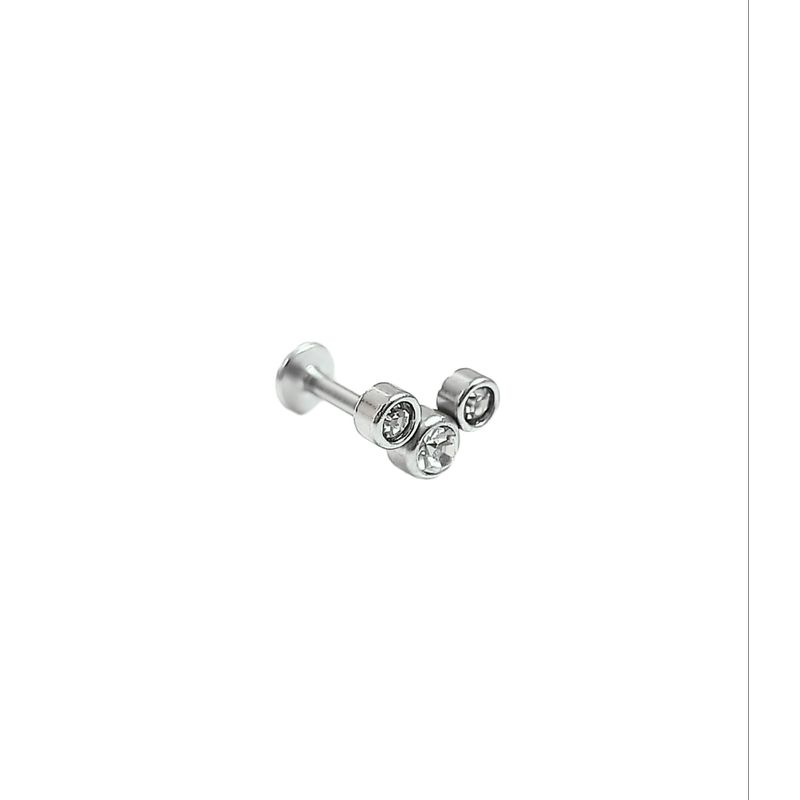 ELBAULDEJUMA - Piercing Oreja Tragus Conch Labret Modelo stars Hipoalergenico Unidad